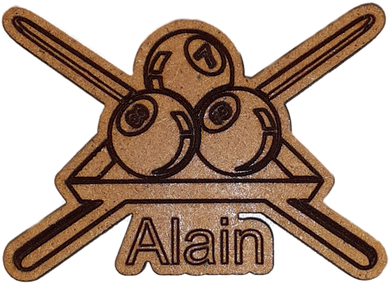 Magnet - Billard personnalisable